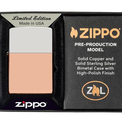 Benhalex - Wholesale Lighter - Zippo Bimetal Copper and Sterling Silver Lighter