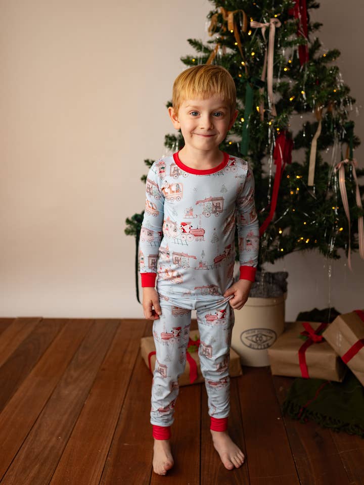 Bamboo Christmas Pjs- The Village Express for wholesale by The Village Cloth