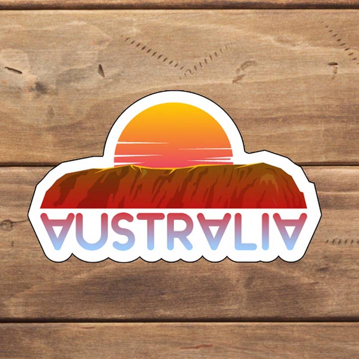 Australische sticker, vinylsticker, laptopsticker, tabletsticker voor wholesale door C3DAR Design