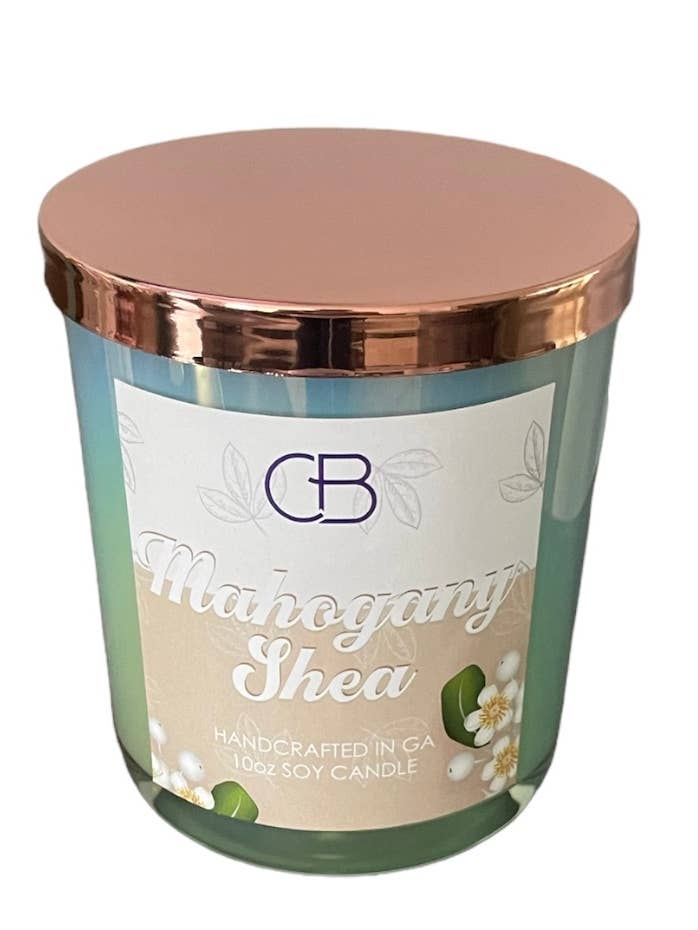 Vela de soja de karité de mogno por atacado de Coco Bella Company