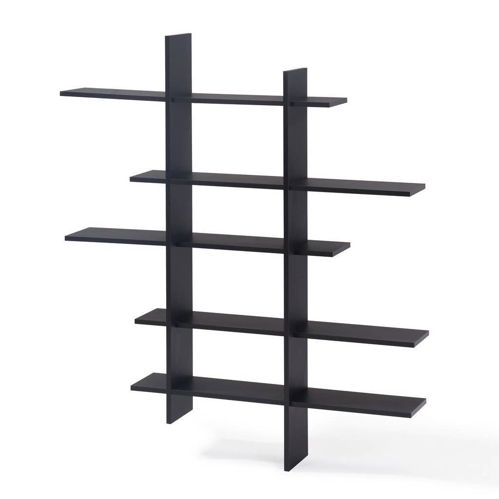 Danya B – wholesale Wall-mounted shelf – Five Level Asymmetric Wall Shelf2