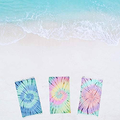 Kikoya - Wholesale Beach Towel - Tie Dye Pestemal Turkish Beach Towel Sand Repellent hand-dye8