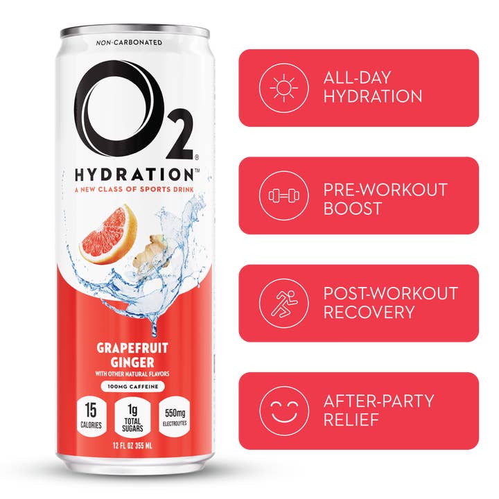 Grapefruit Ginger for wholesale by O2 Hydration
