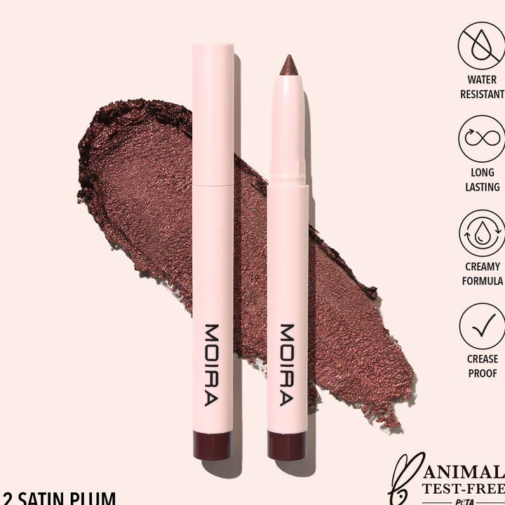 At Glance Stick Shadow (012, Satin Plum) pour la vente par Moira Cosmetics