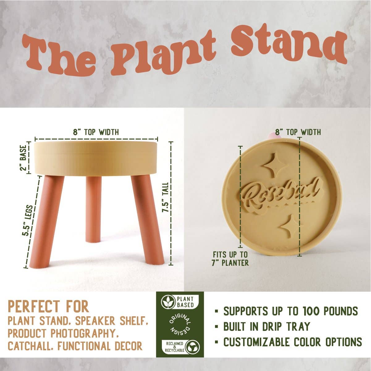 Rosebud Homegoods - Vente Supports de plantes - Le support de perfusion Rosebud4