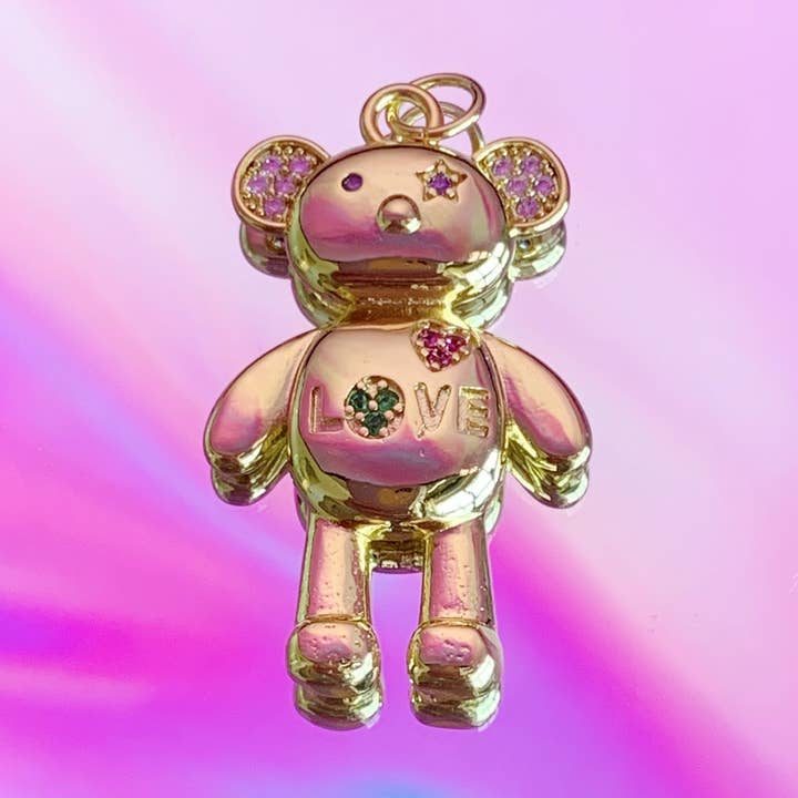 Love Bear charm for wholesale by Atelier Jean