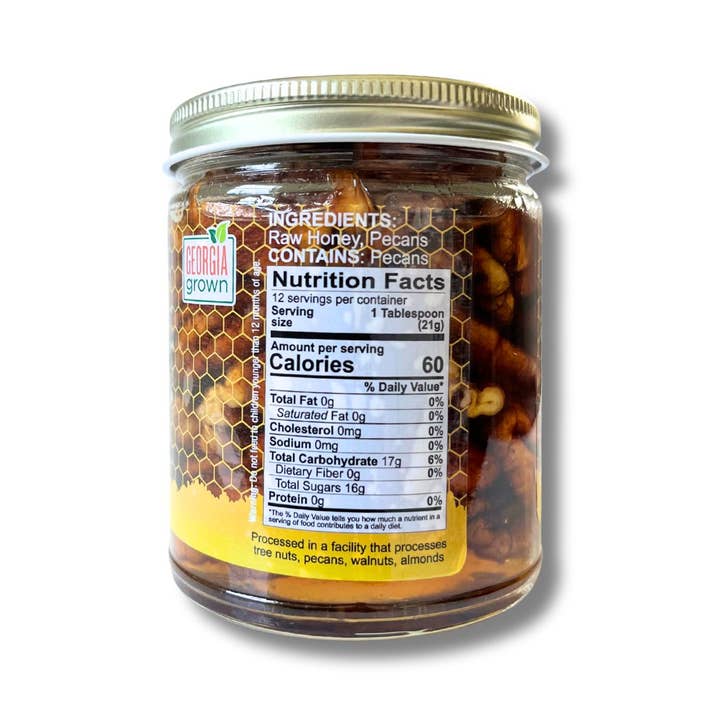 The Honey Shack - Wholesale Honey - Pecans & Honey 9 oz2