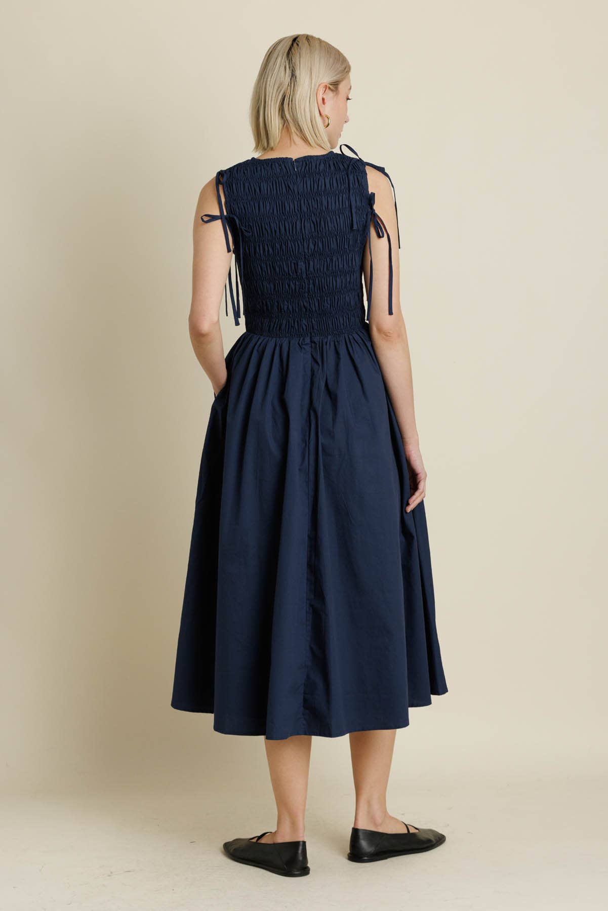 Aureum - Wholesale Dress - Women's - AD2157 - DETACHABLE SLV MIDI DRESS11