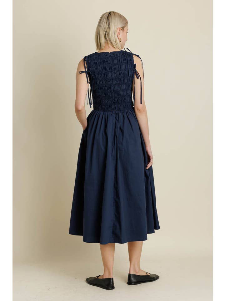 Aureum - Wholesale Dress - Women's - AD2157 - DETACHABLE SLV MIDI DRESS11