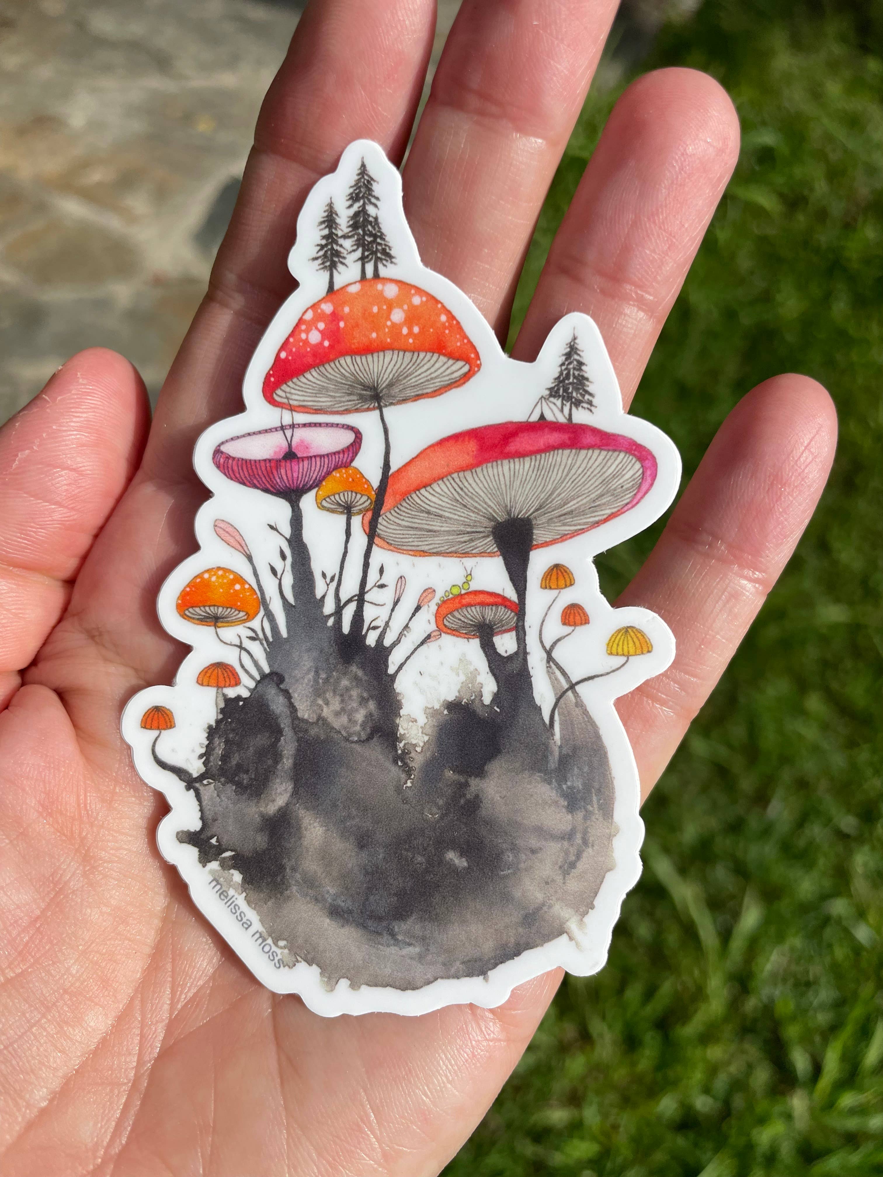 Melissa Moss Art - Wholesale Sticker - wild and weird - Sticker1