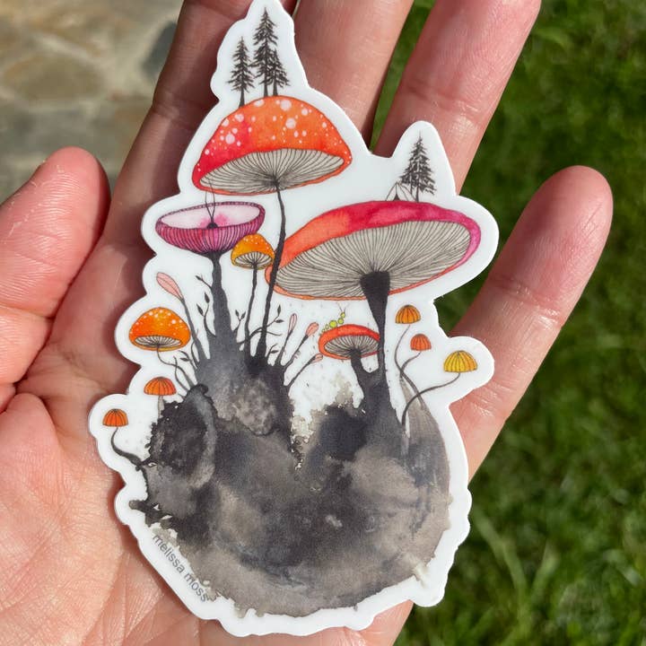 Melissa Moss Art - Wholesale Sticker - wild and weird - Sticker1