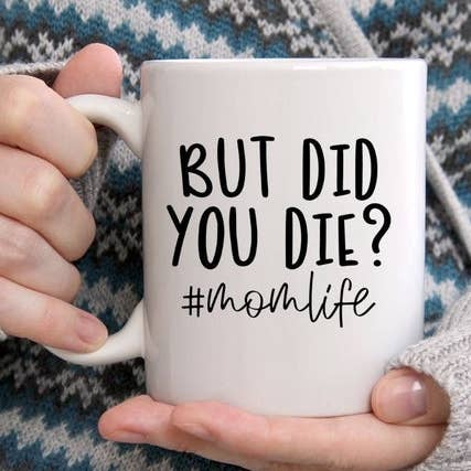 Men dog du? #MomLife - Kaffemugg - Mödrar Dag Present för wholesale av Jackson + Wyatt