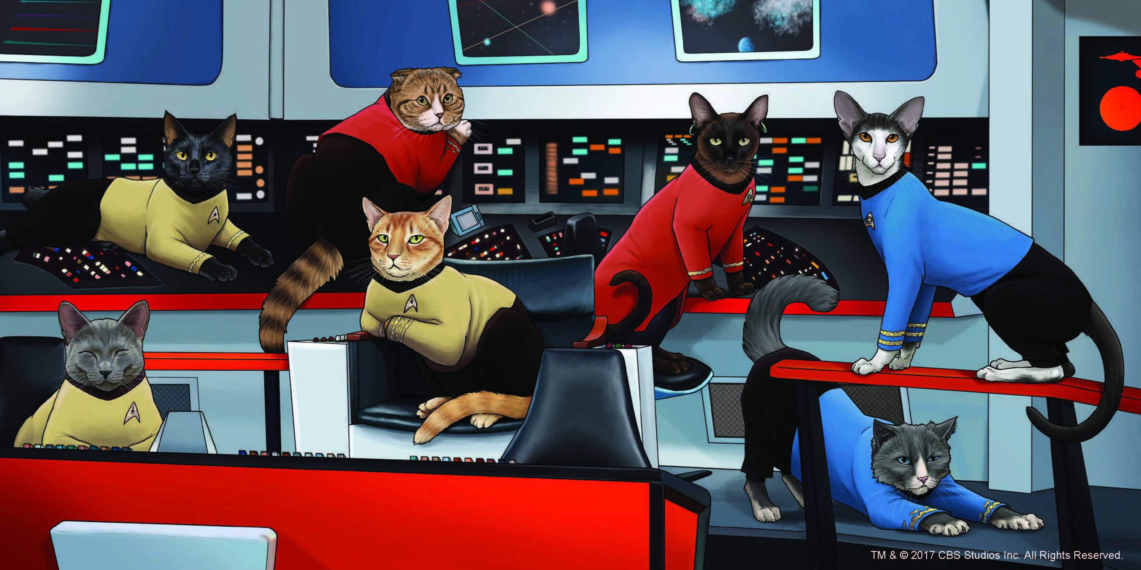 Chronicle Books - Wholesale Early Reader Book (6-8) - Star Trek Cats4
