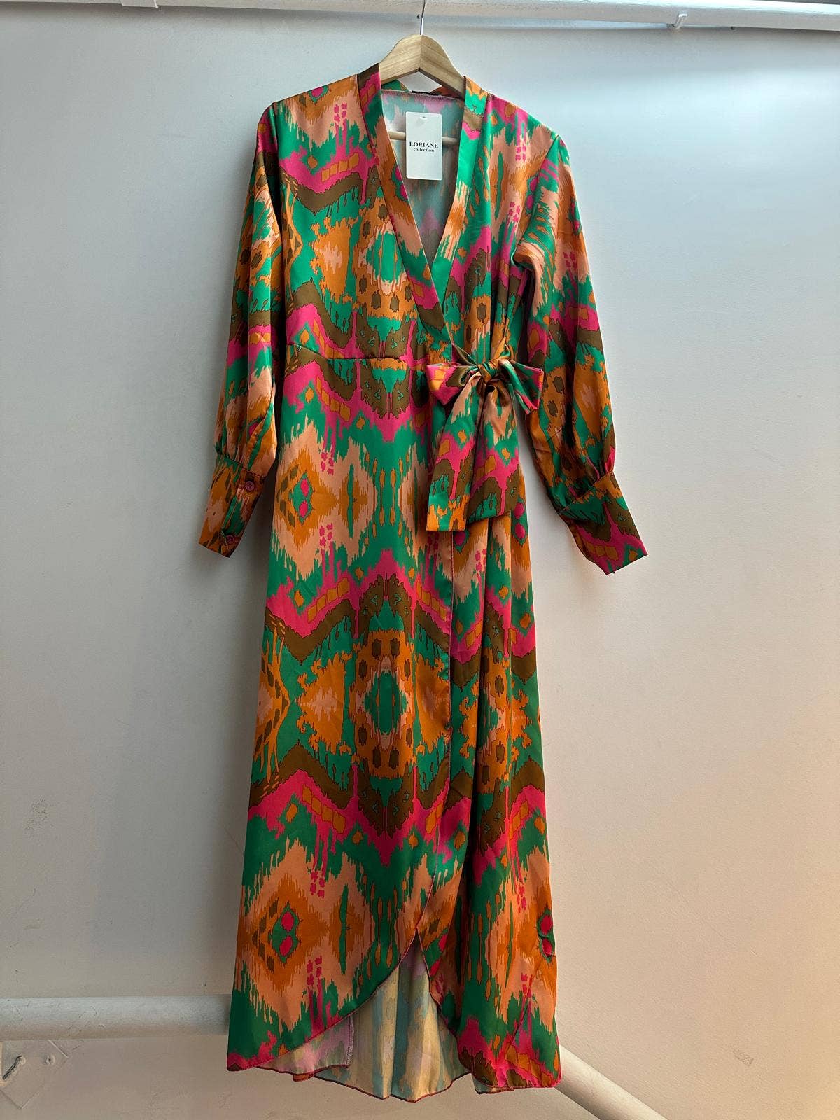 LORIANE - Vente Robe – femme - 10572A   - Robe portefeuille imprimée taille unique0