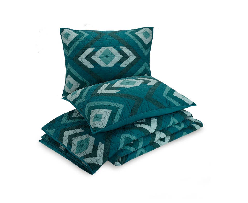 Peking Handicraft - Wholesale Bedding Set - Midway 3-Piece Quilt Set - Jungalow8