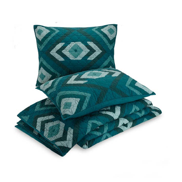 Peking Handicraft - Wholesale Bedding Set - Midway 3-Piece Quilt Set - Jungalow8