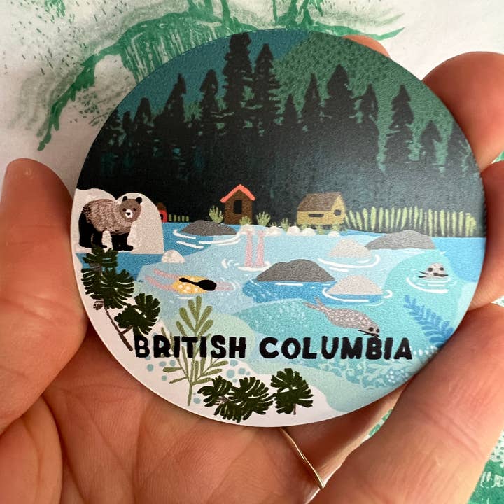 British Columbia Magnet for wholesale by Anja Jane