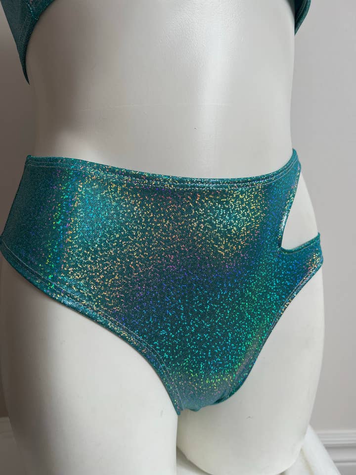 Cut Out Rave Bottoms - AVAILABLE IN MORE COLORS for wholesale by Electric Couture Dolls