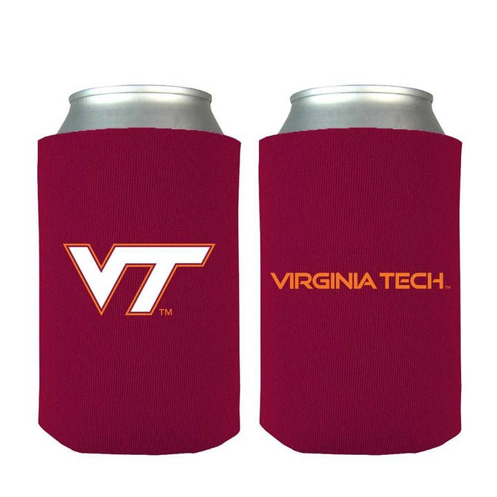 Team Logo Can Insulator, Virginia Tech Hokies for wholesale by The Memory Company