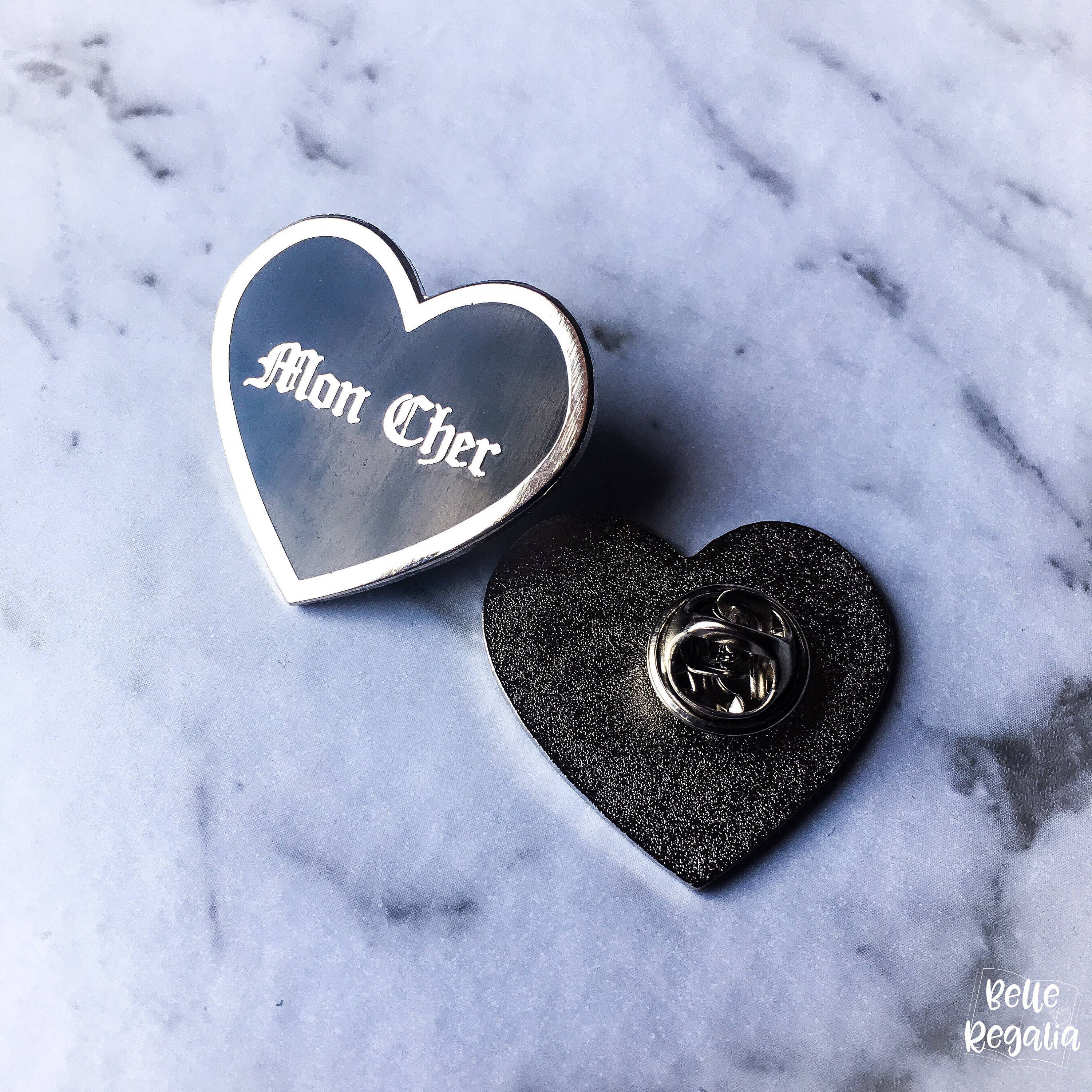 Belle's Books & Candles - Wholesale Lapel pin/button - Mon Cher Cara Mia Pins - Enamel Pin5