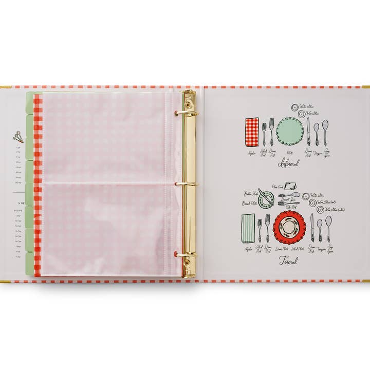 Rifle Paper Co. - Wholesale Binder - Cherry Farm Recipe Binder3