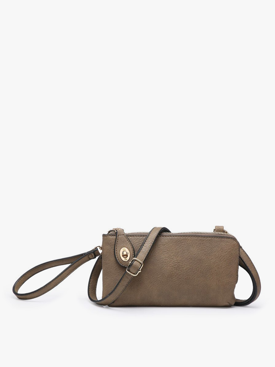 Jen & Co. – bolsa tiracolo - Mulher por atacado – M1818 Kendall Crossbody/pulseira com fecho de torção24