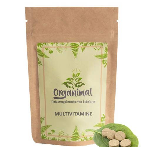 Organimal – Großhandel Nahrungsergänzungsmittel für Haustiere – Hund – Organimal Multivitamin für Hunde (bis 30 kg) – 45 Tabletten à 700 mg