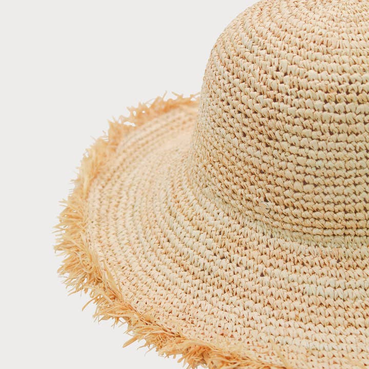 Ace of Something – Engroshandel Bucket hat - Dame – Indra Hæklet Bøllehat i Natur