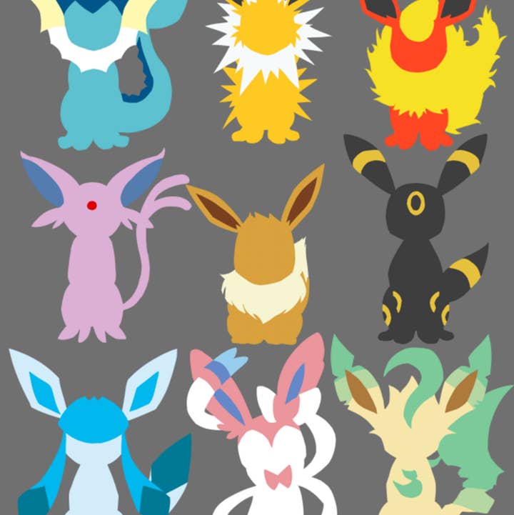 Eeveelution Print for wholesale by Mizorey Ren