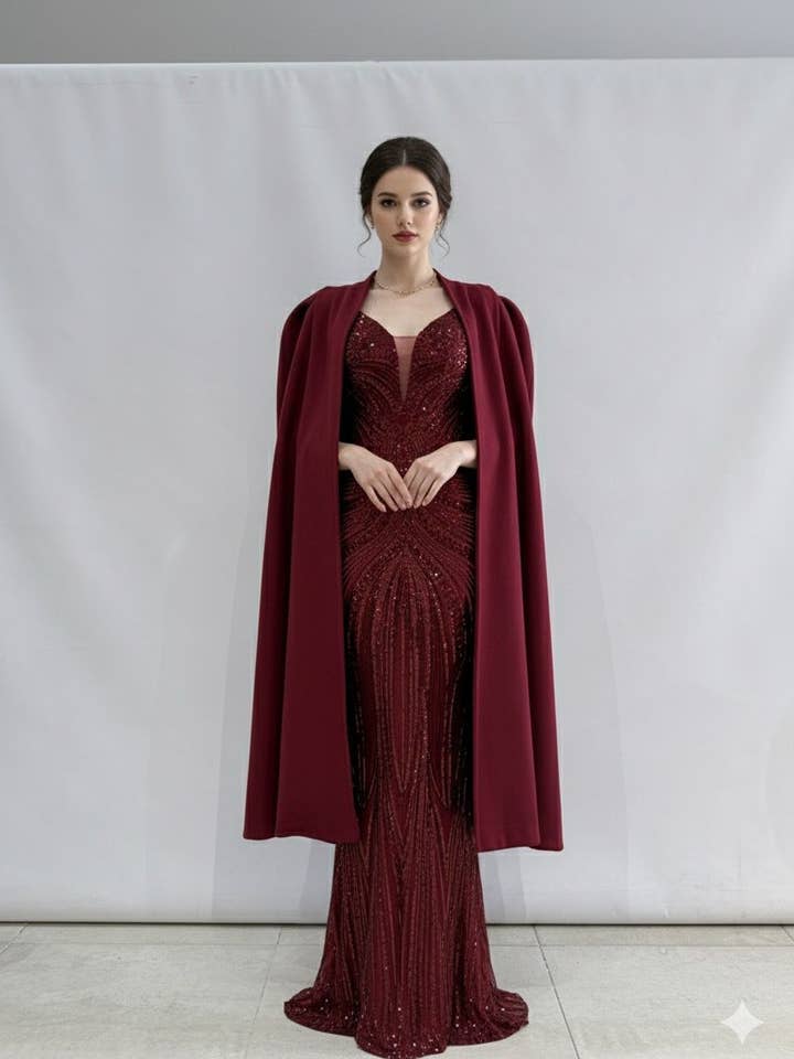 Invitadissimas - Wholesale Cape - Women's - Party coat layer 302817