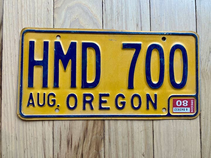 Targa dell'Oregon 2008 per la vendita all'ingrosso da parte di RusticPlates