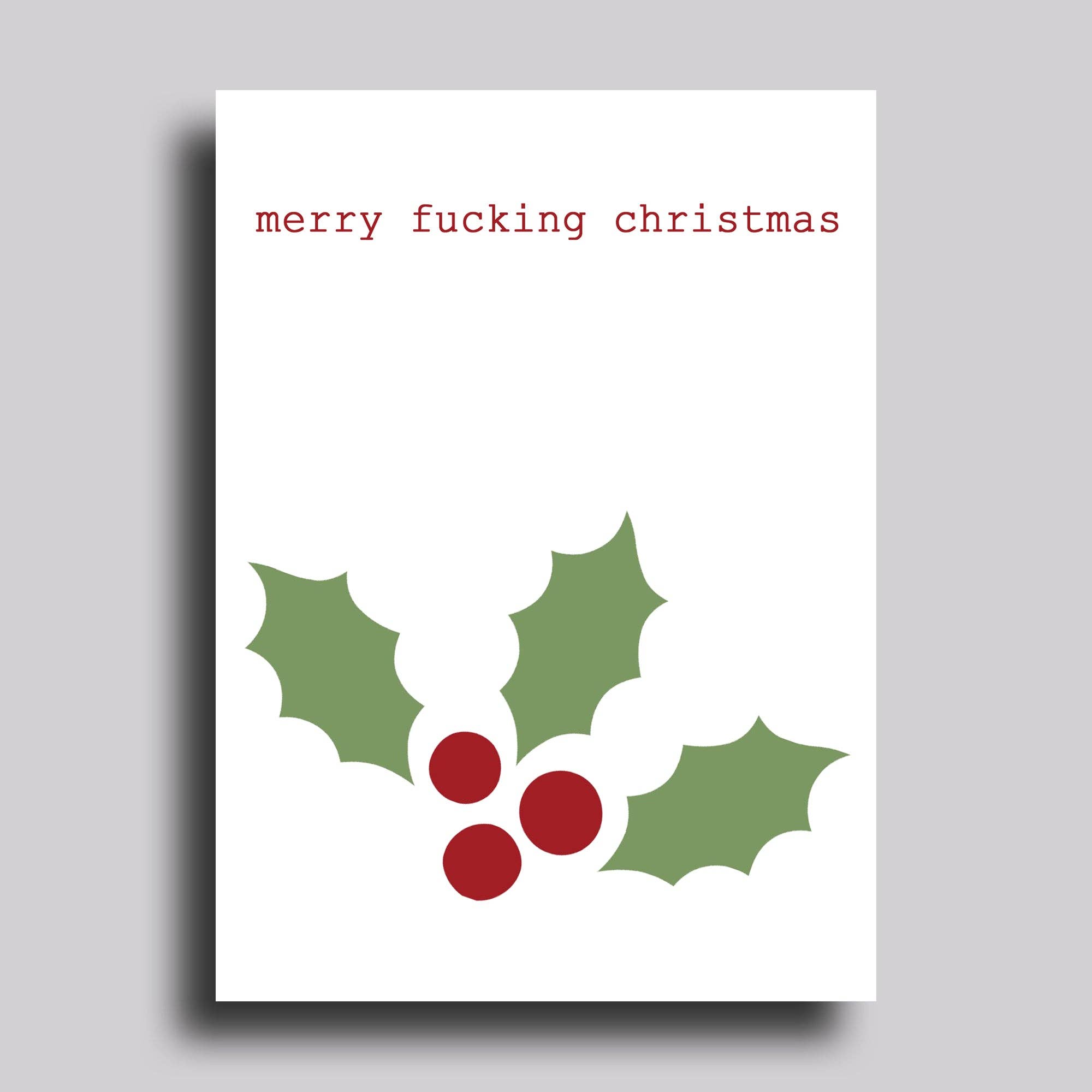 Chart Design - Wholesale Christmas Card - Merry Fucking Christmas Greeting Card0