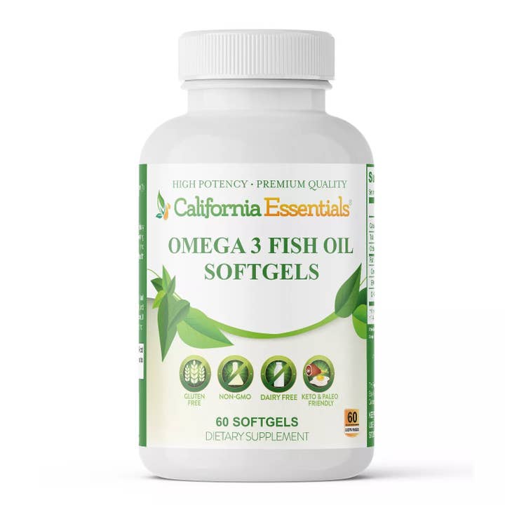 Omega 3 Fish Oil: Boost Immunity & Joint Flexibility - 60 for wholesale by California Essentials