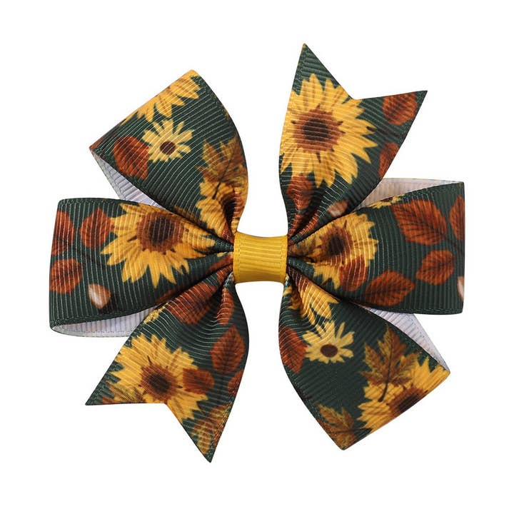 ACCITY - Wholesale Hair Clip - Kids - Thanksgiving Turkey Pumpkin Tail Hair Clip_CWAHA6681