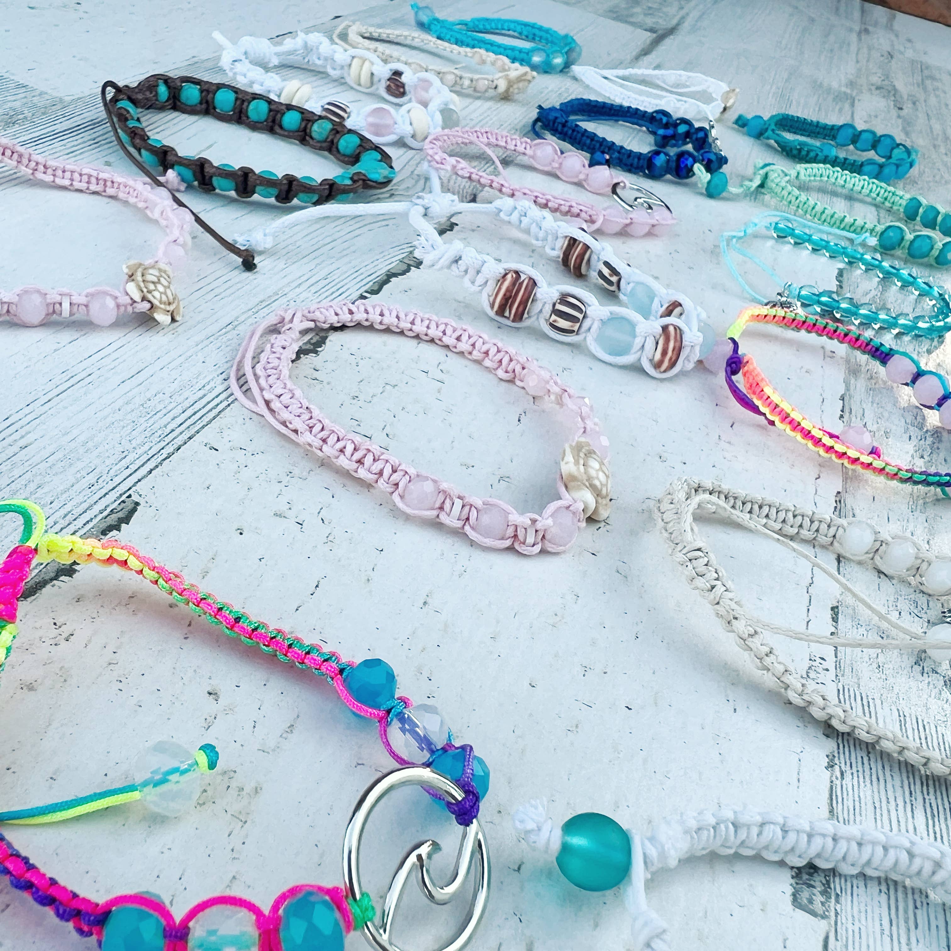 Gypsy Soul - Wholesale Beaded Bracelet - Sea Glass Bracelets With Display6