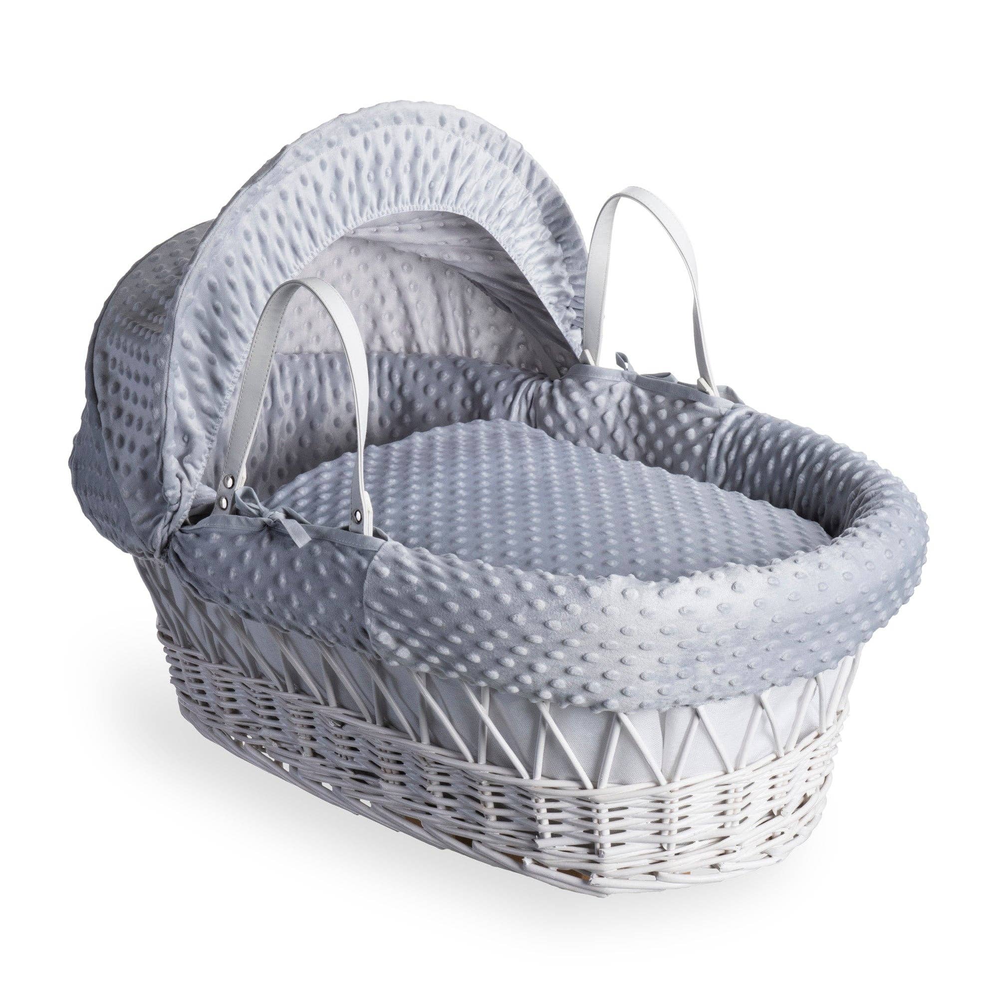 Clair De Lune - Wholesale Wieg - Baby - Kuiltje witte rieten Moses mand3