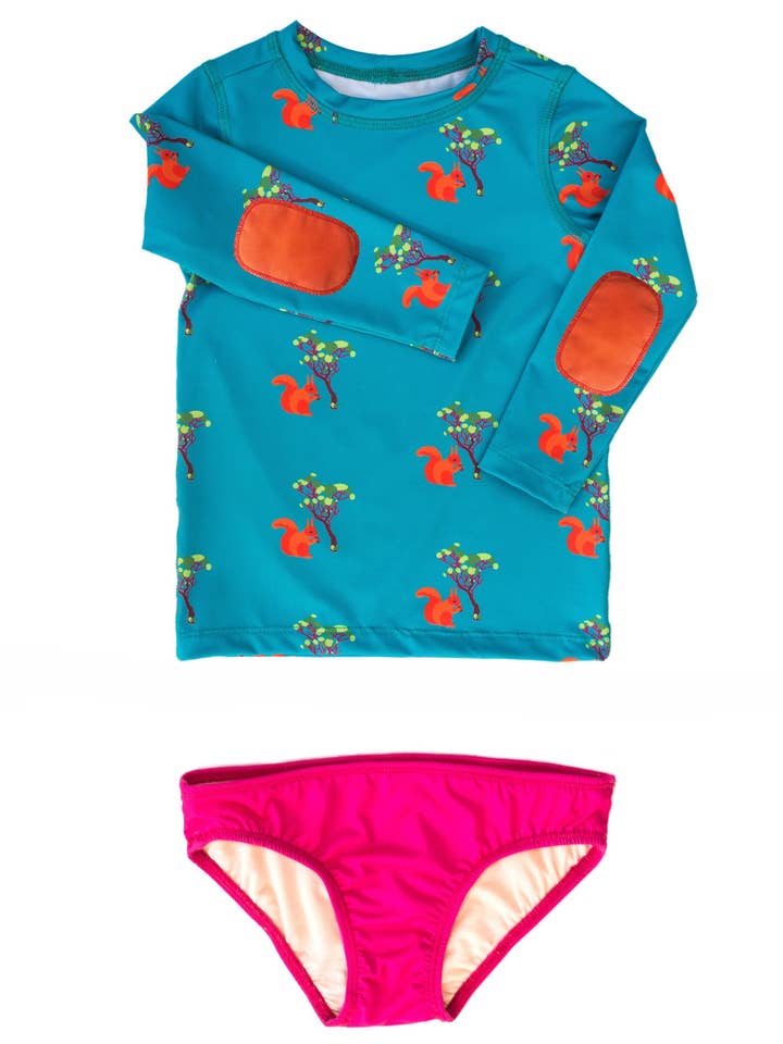 Get Squirrely Girls Swim Set for wholesale by sonsi kids