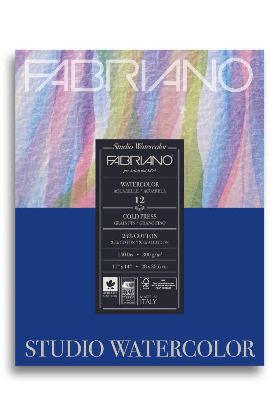 Chartpak, Inc. - Wholesale Sketchbook/Sketchpad - Fabriano Studio Watercolor Pad21