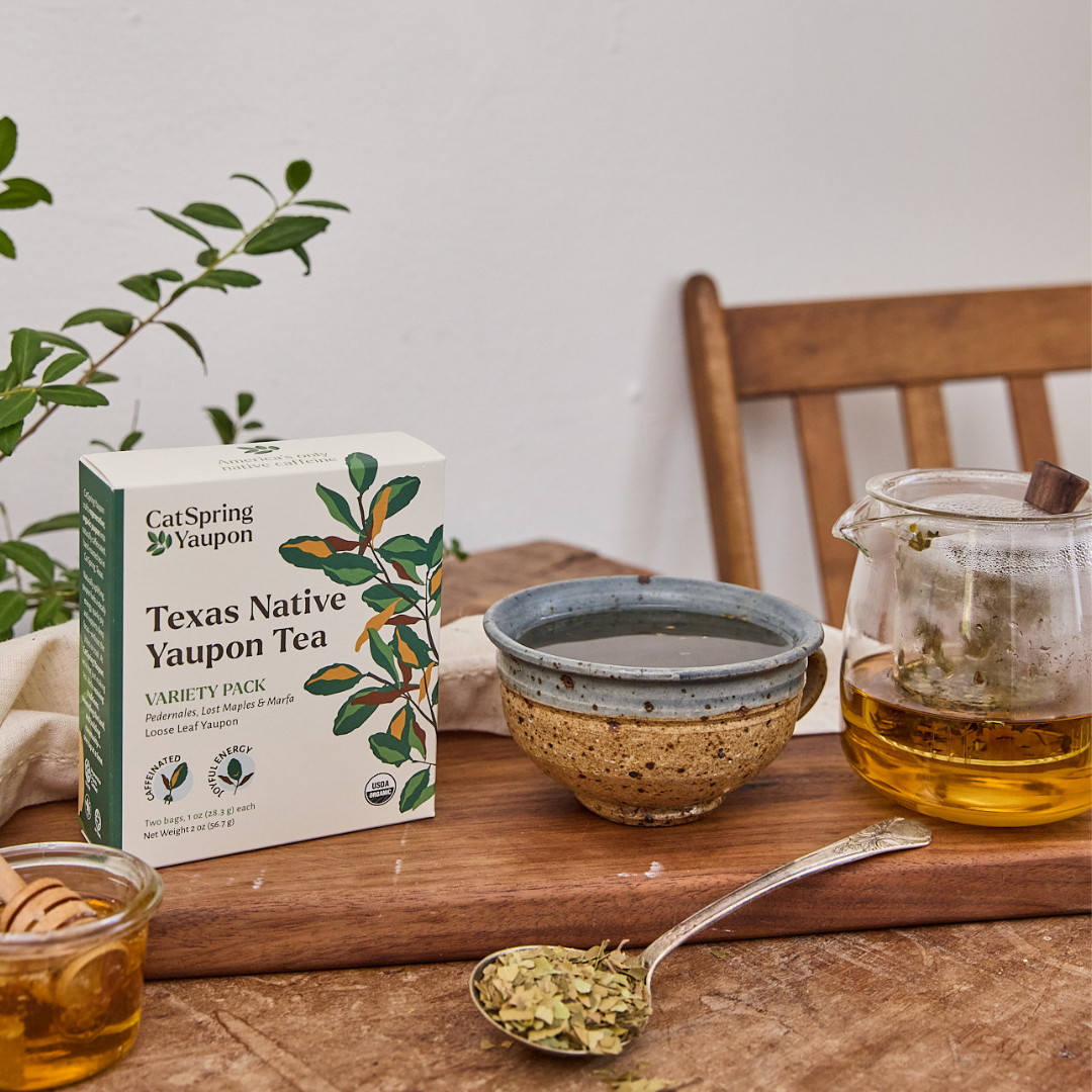 CatSpring Yaupon - Wholesale Loose Tea - Loose Leaf Yaupon Variety Pack · Three Signature Roasts4