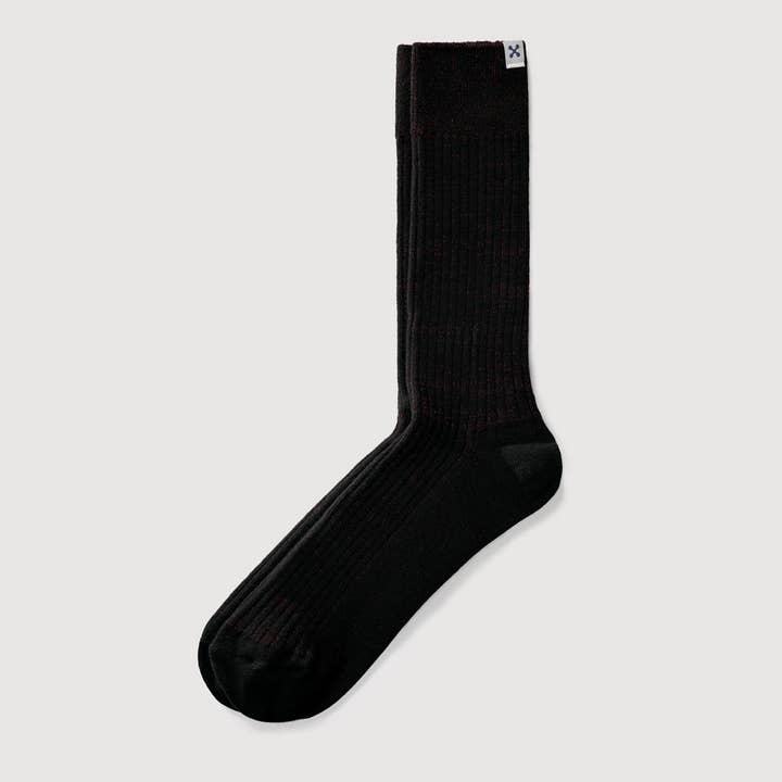 Everywear Raffinerade Crew-strumpor | SVART x RÖD för wholesale av sheec socks