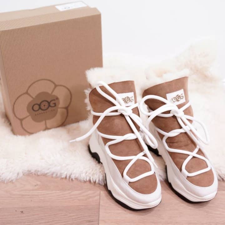 OOG - Vente Bottes pour la neige – femme - BASKETS OOG Mit Lammfell PARISER OB7182