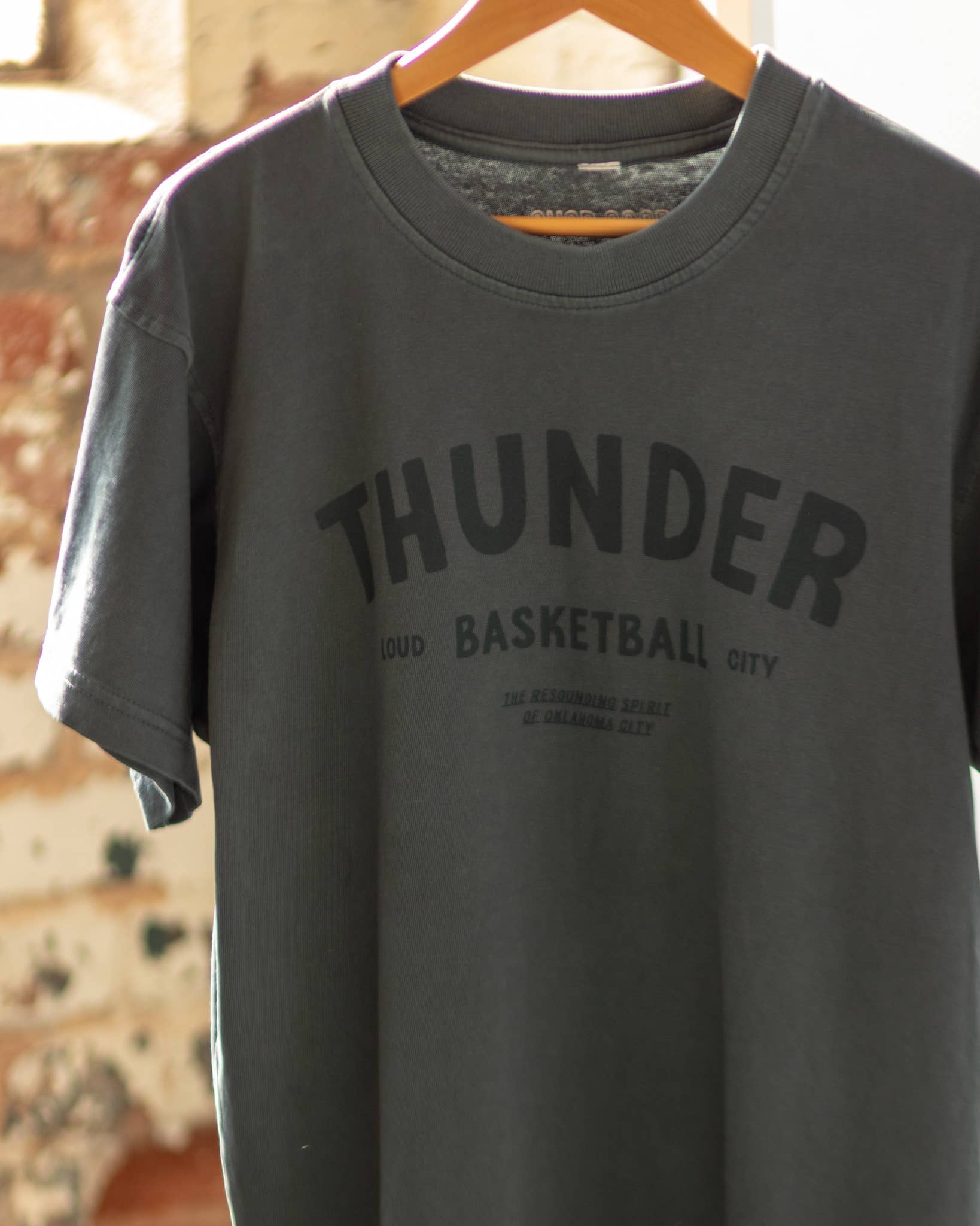 Shop Good - Wholesale Screen Printed T-Shirt - Unisex - Thunder Classic Heavyweight Tee - Oklahoma City Thunder2