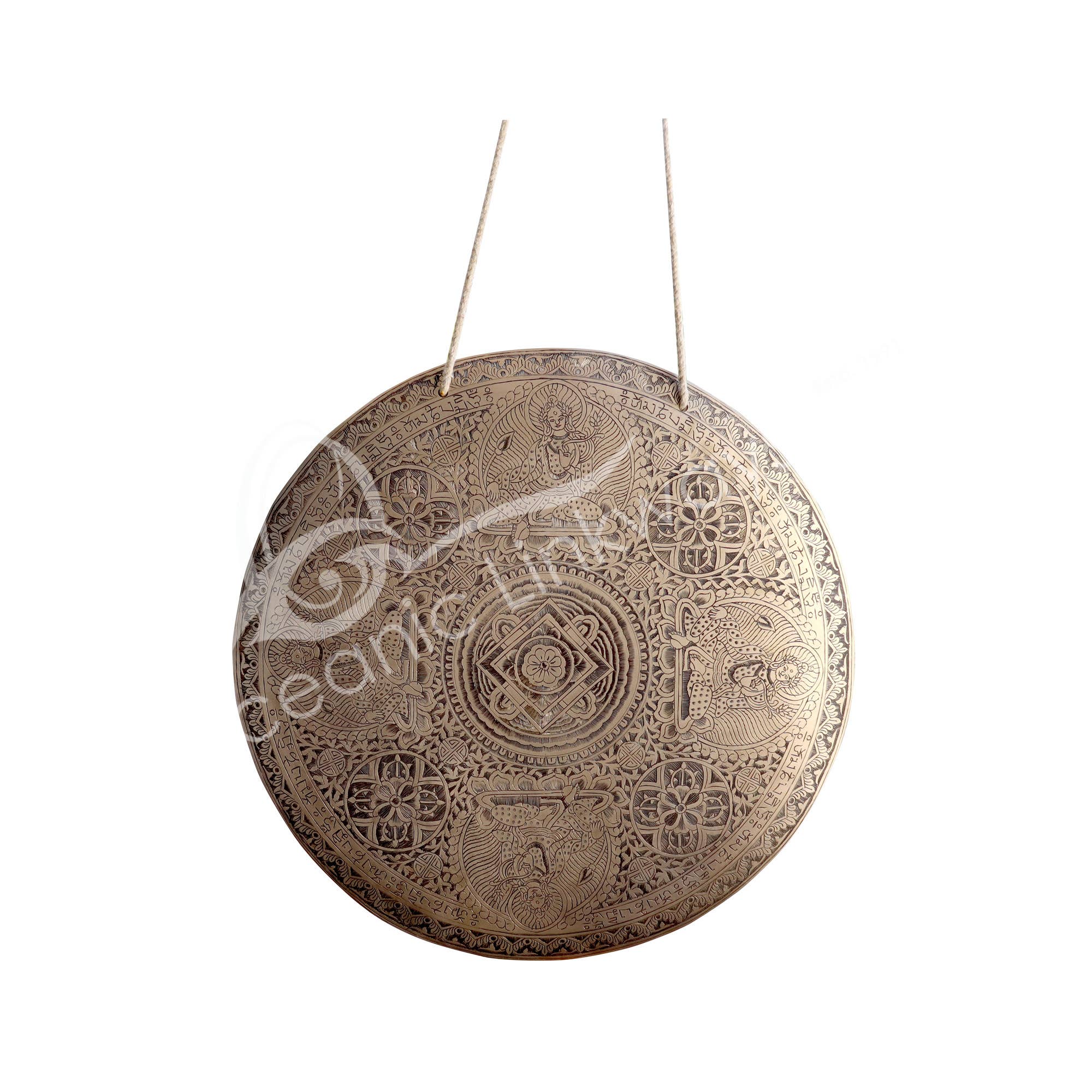 Oceanic Linkways Inc - Wholesale Spiritual Stone/Crystal - (KG)GONG - TARA HANDCARVED 18"DIA