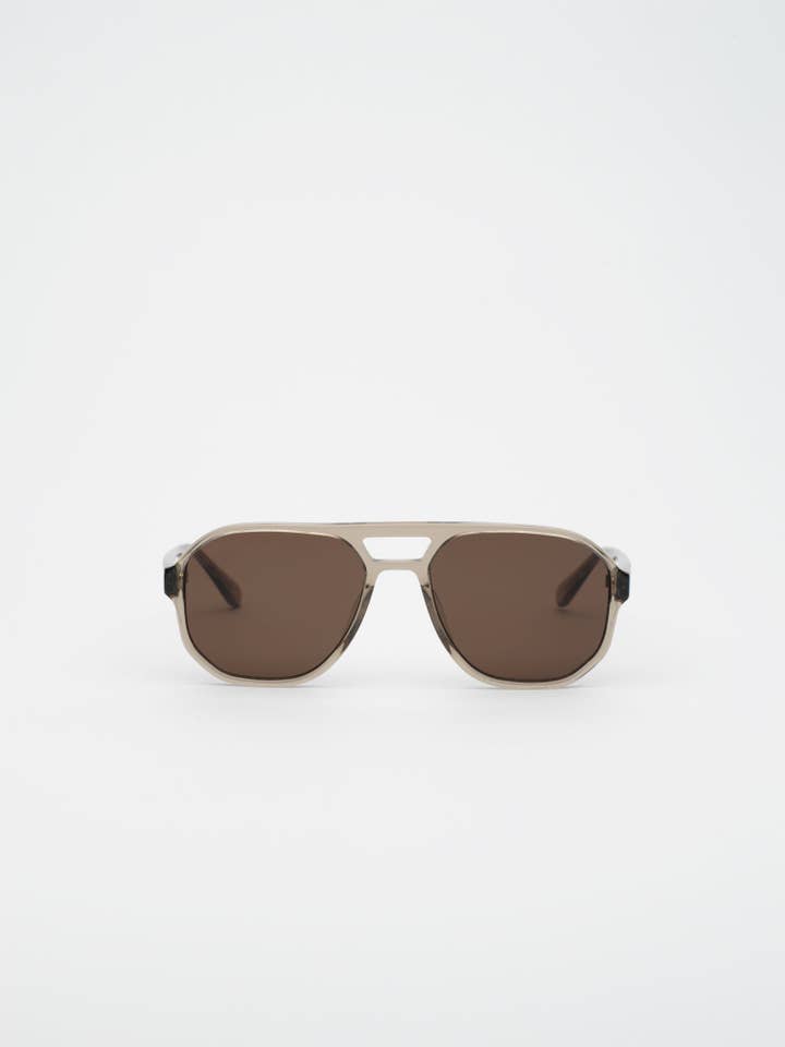 Clemence - Transparent Oyster Acetate for wholesale by Edera Eyewear