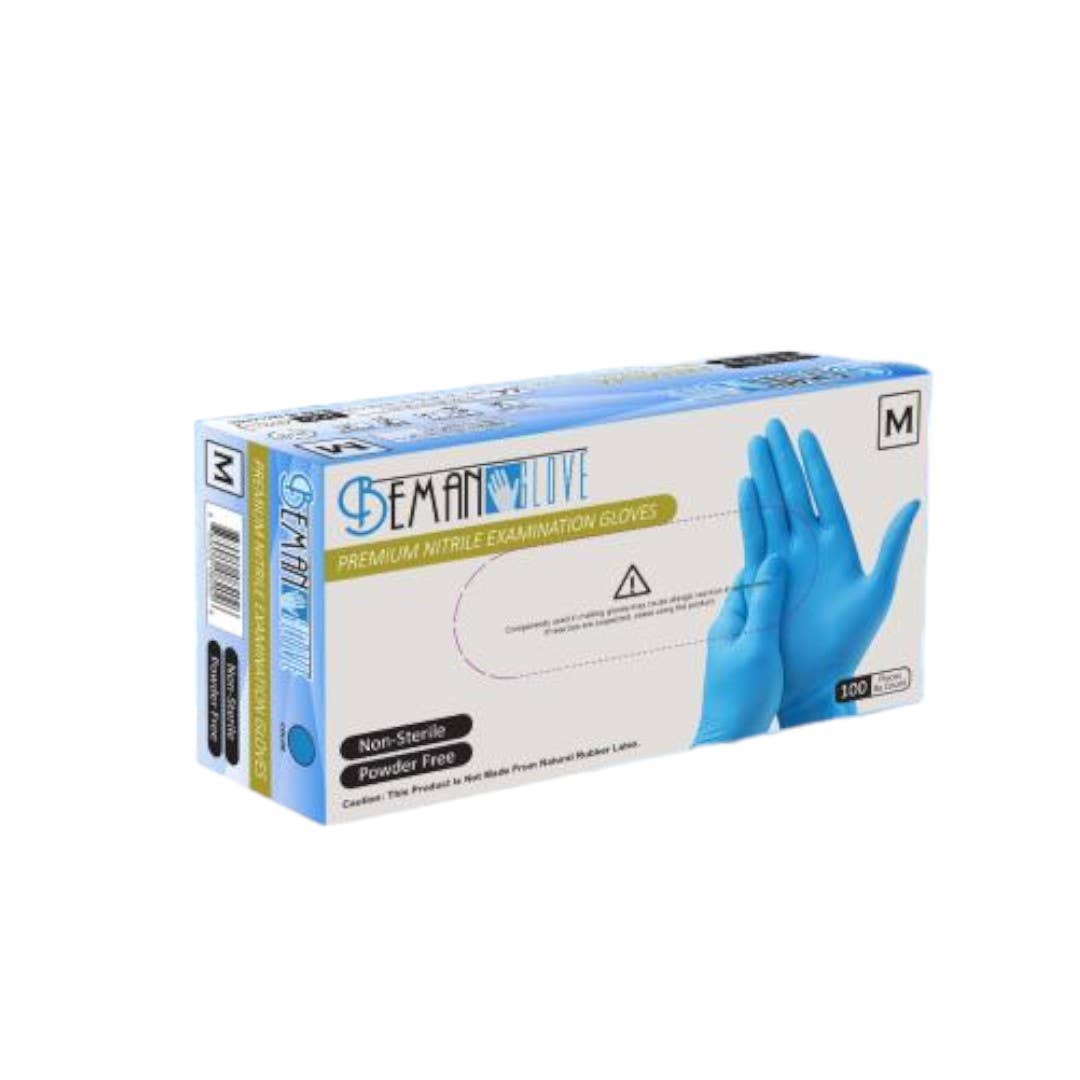 pirotta srl - Wholesale Cleaning Gloves - Box of 100 Certified Large Blue Nitrile Gloves1