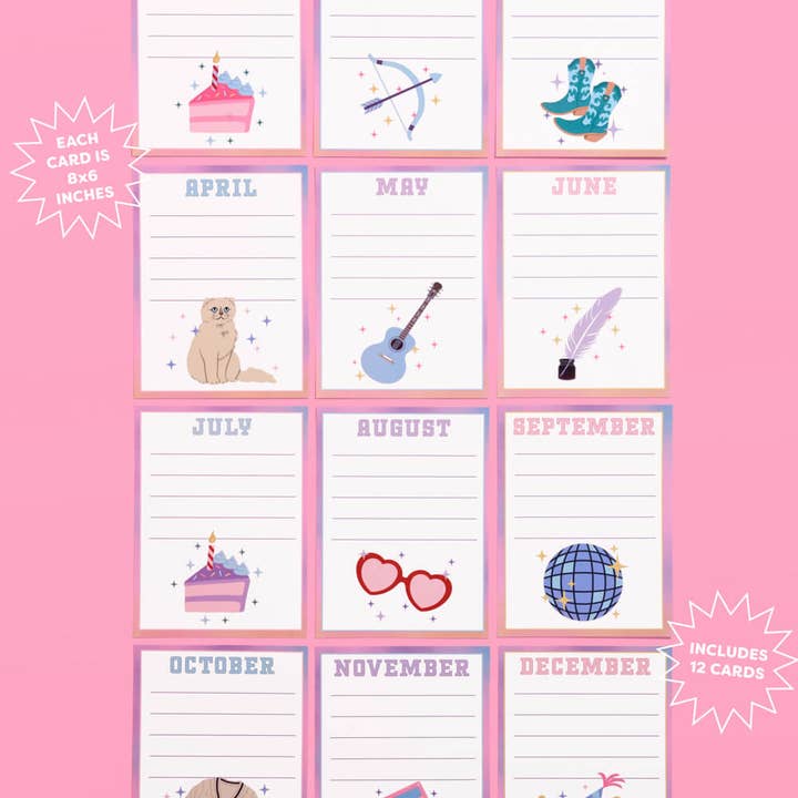 Petit Fetti - Wholesale Bulletin Board - Bday Era Classroom Set - 18 bulletin board pieces2