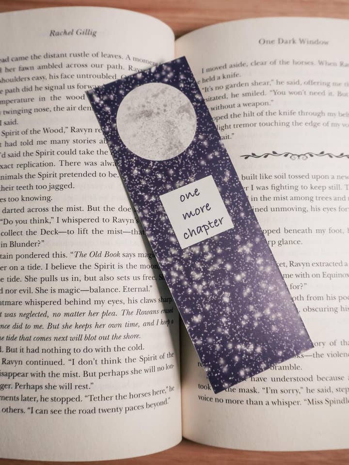 One More Chapter Bookmark – Celestial Night Sky for wholesale by Fern Hollow Co.