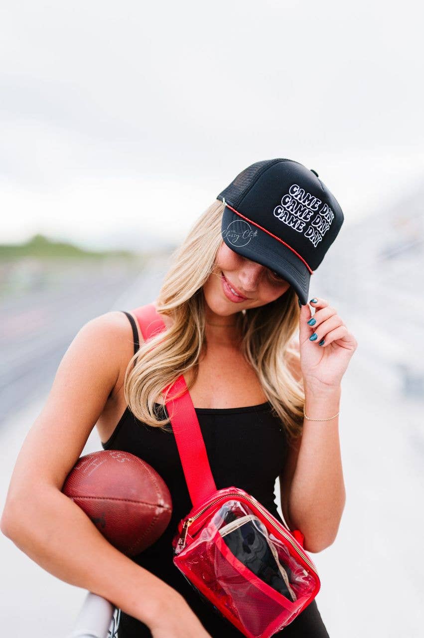 The Classy Cloth WS - Wholesale Trucker Hat - Women's - Embroidered Trucker Hat - Game Day RTS14