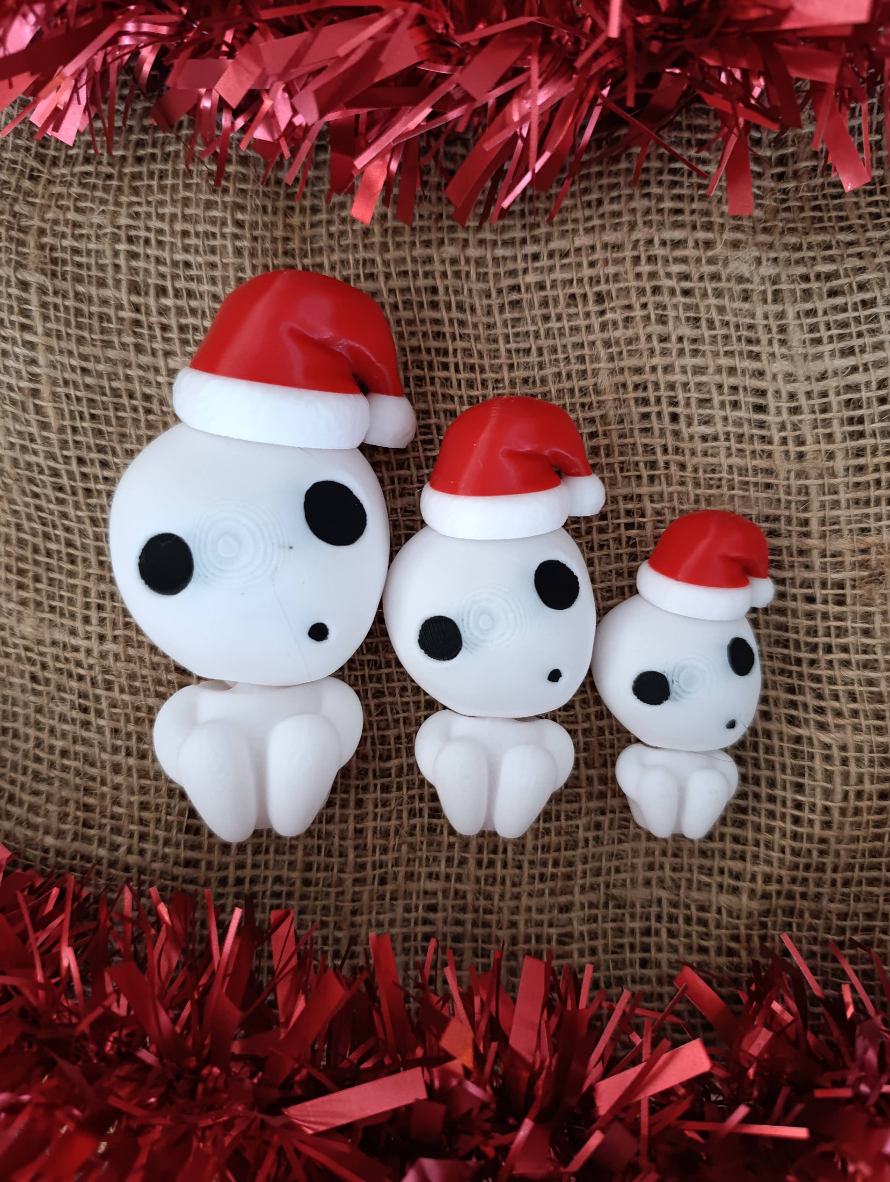 3DROOTS - Wholesale Outdoor Ornament/Decor - Kodama Christmas Ornament and Keychain - Christmas Decoration7