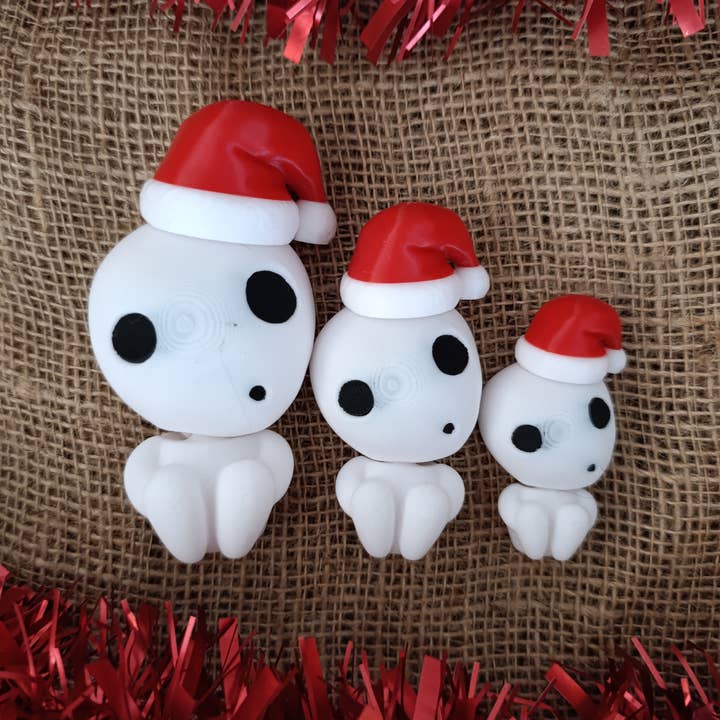 3DROOTS - Wholesale Outdoor Ornament/Decor - Kodama Christmas Ornament and Keychain - Christmas Decoration7